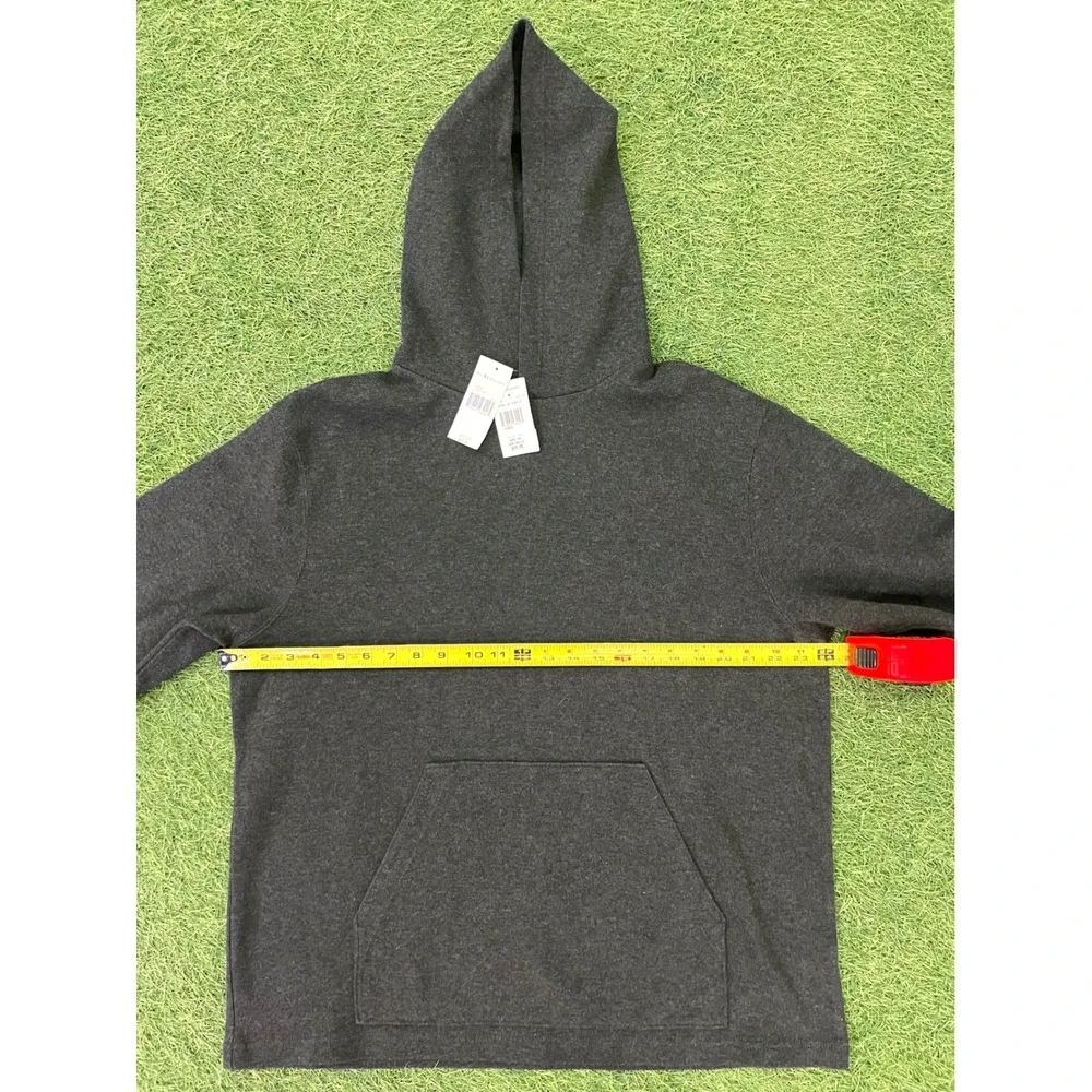 Polo Ralph Lauren Connoisseur‎ Hoodie Mens Large Charcoal Grey 100% Cotton NWT